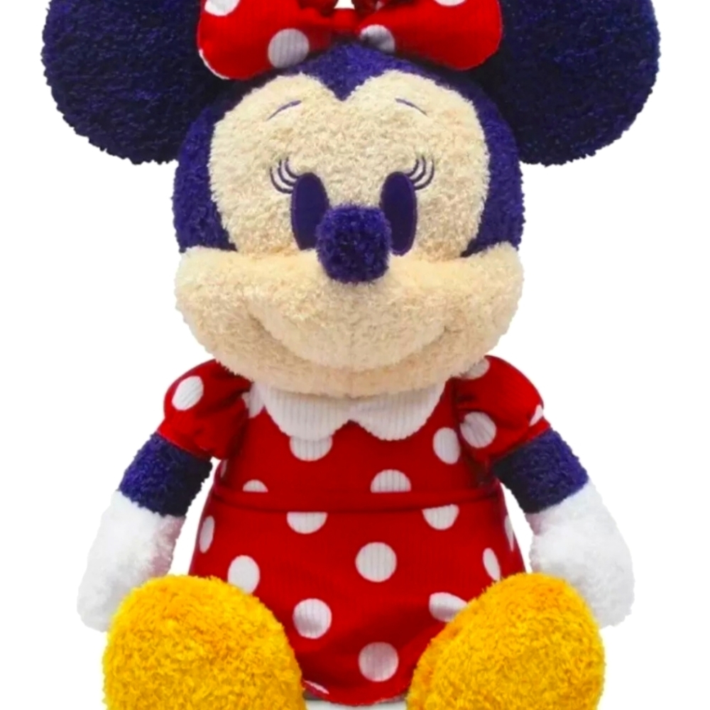 Disney Parks Weighted Emotional Support Minnie Mouse Plush Stuffed Animal NWT